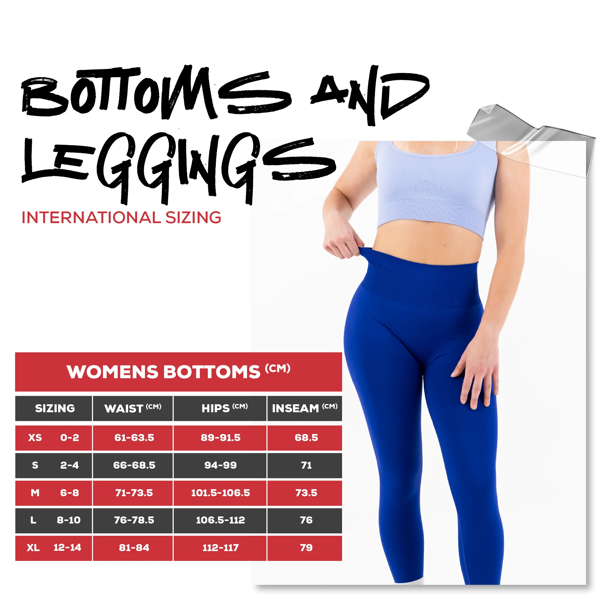 BLACK SOLID SEAMLESS LEGGINGS - Image 3