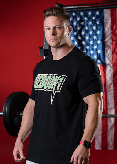 Green Tan Outline Black Shirt - Image 3