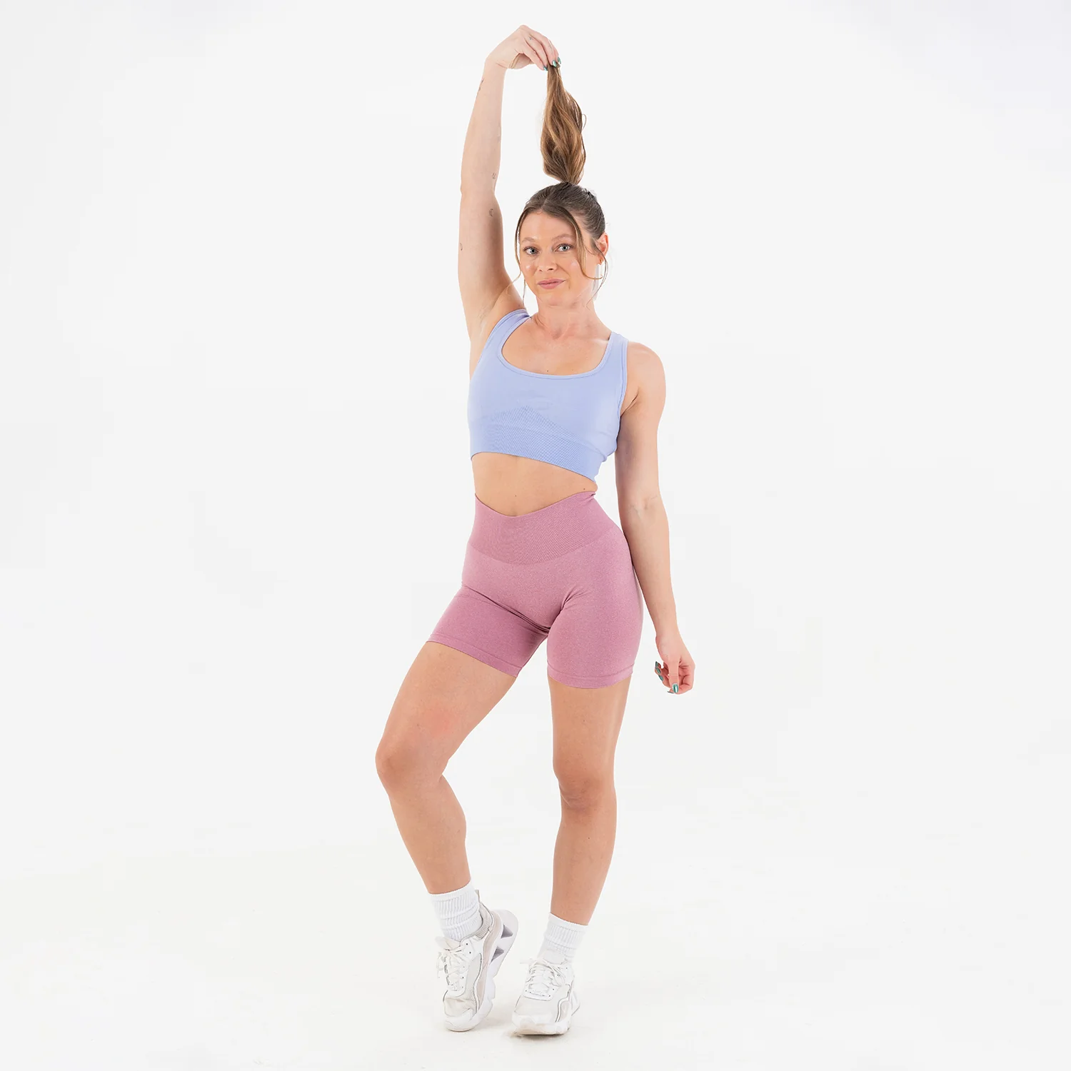 PASTEL PINK FLAWLESS CONTOUR SHORTS - Image 4